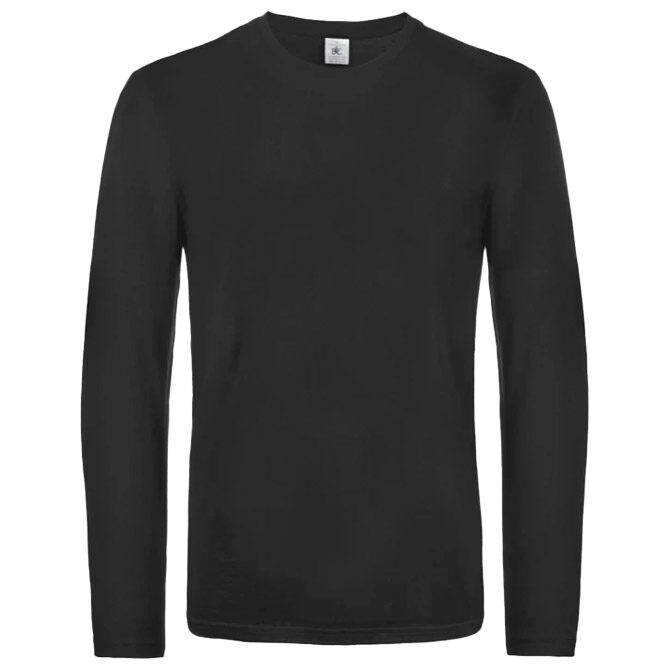Majica dugi rukavi B&C #E190 LSL crna M!!