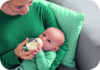 MAM staklena bočica 90 ml 0+mj sort 800689